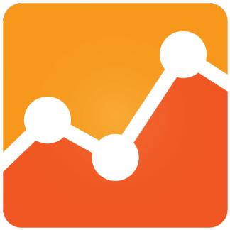 Ikon med logotyp för Google Analytics