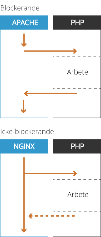 Icke-blockerande webbserver