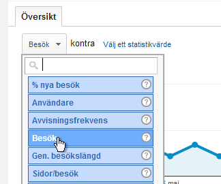 Välj data